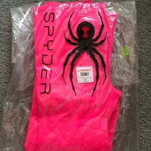 SPYDER ski pants in bubblegum color. Brand new.